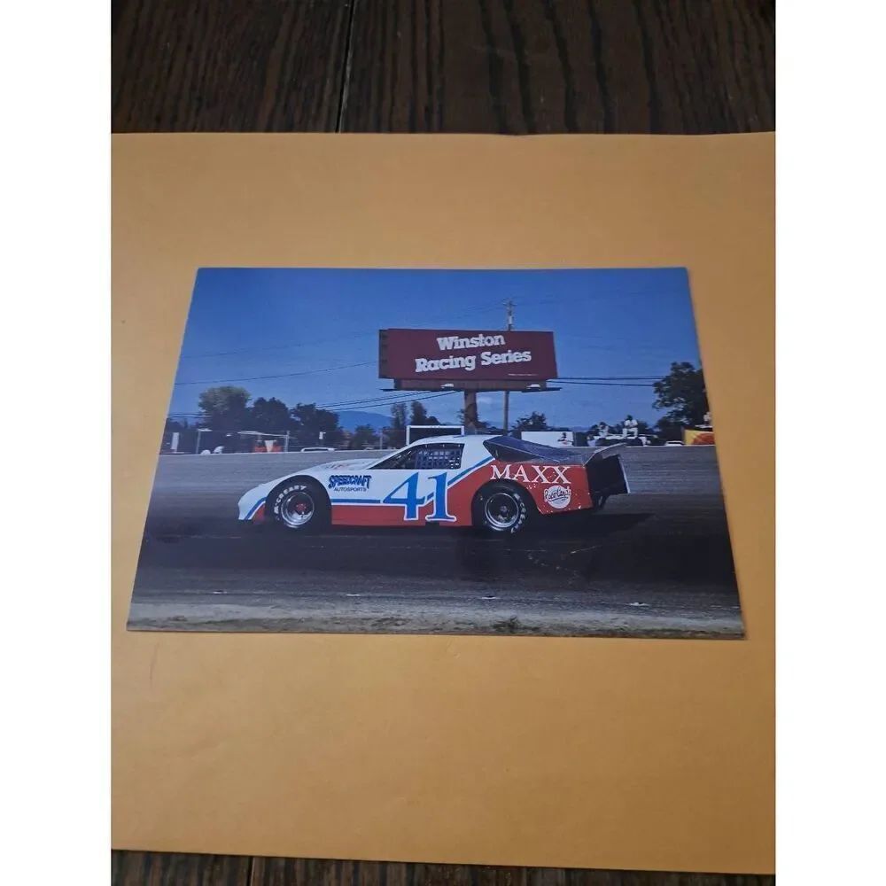 Vintage 1990 NASCAR Sheri Bown Driver Card #41 Speedcraft Auto Max 5x7 Camaro